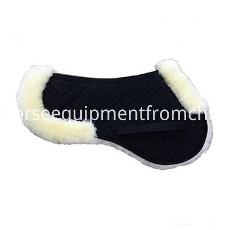 half sheepskin saddle pad half sheepskin saddle pad